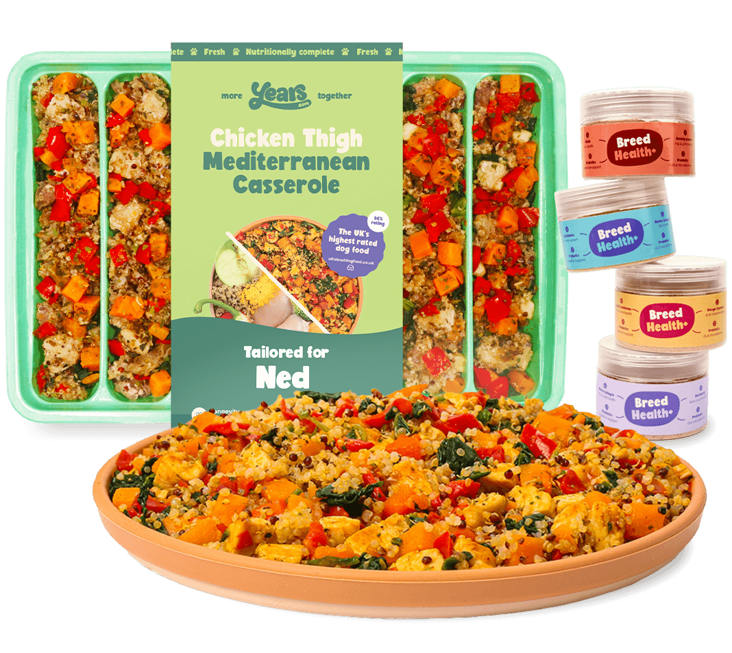 pre-portioned dog meals with high quality meats