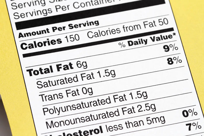 Nutrition label 