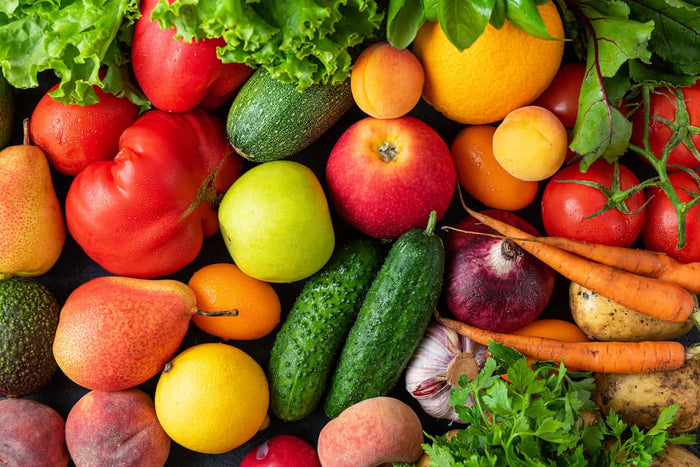 Fibre-rich fruit and vegetables for dogs
