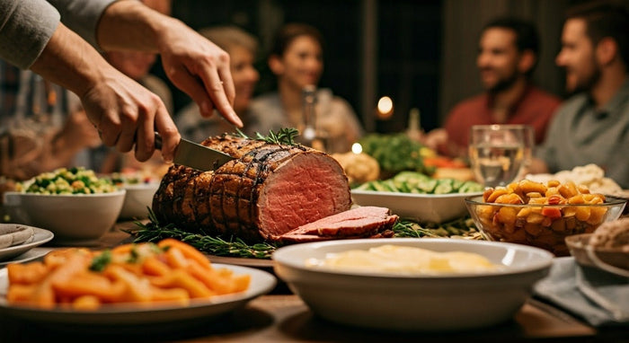 Home made roast for dogs