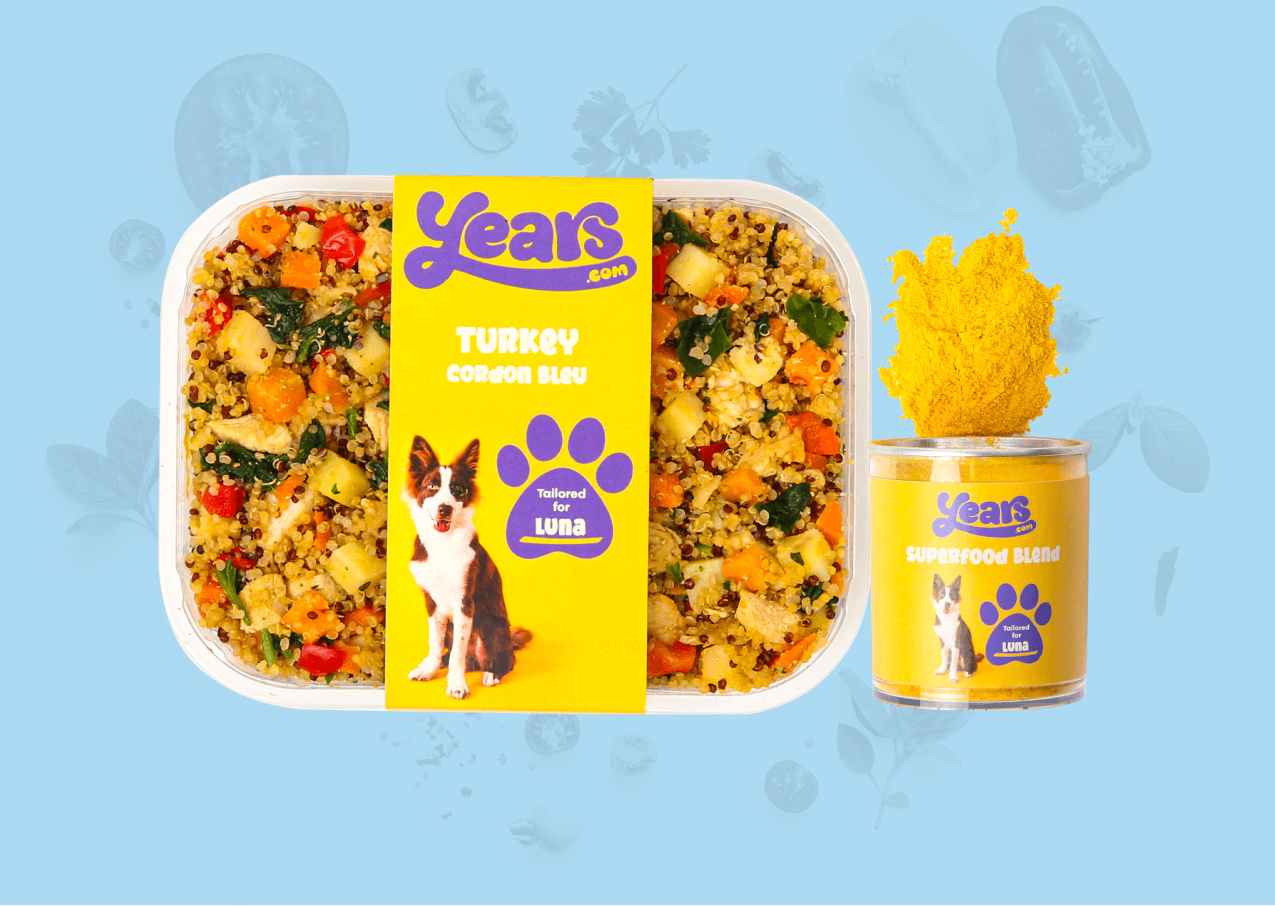 ingredient personalised and pre-portioned meals for your dog